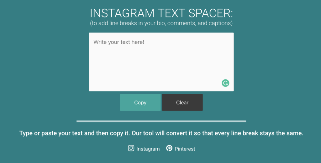 How To Add Spaces In Your Instagram Caption Bio