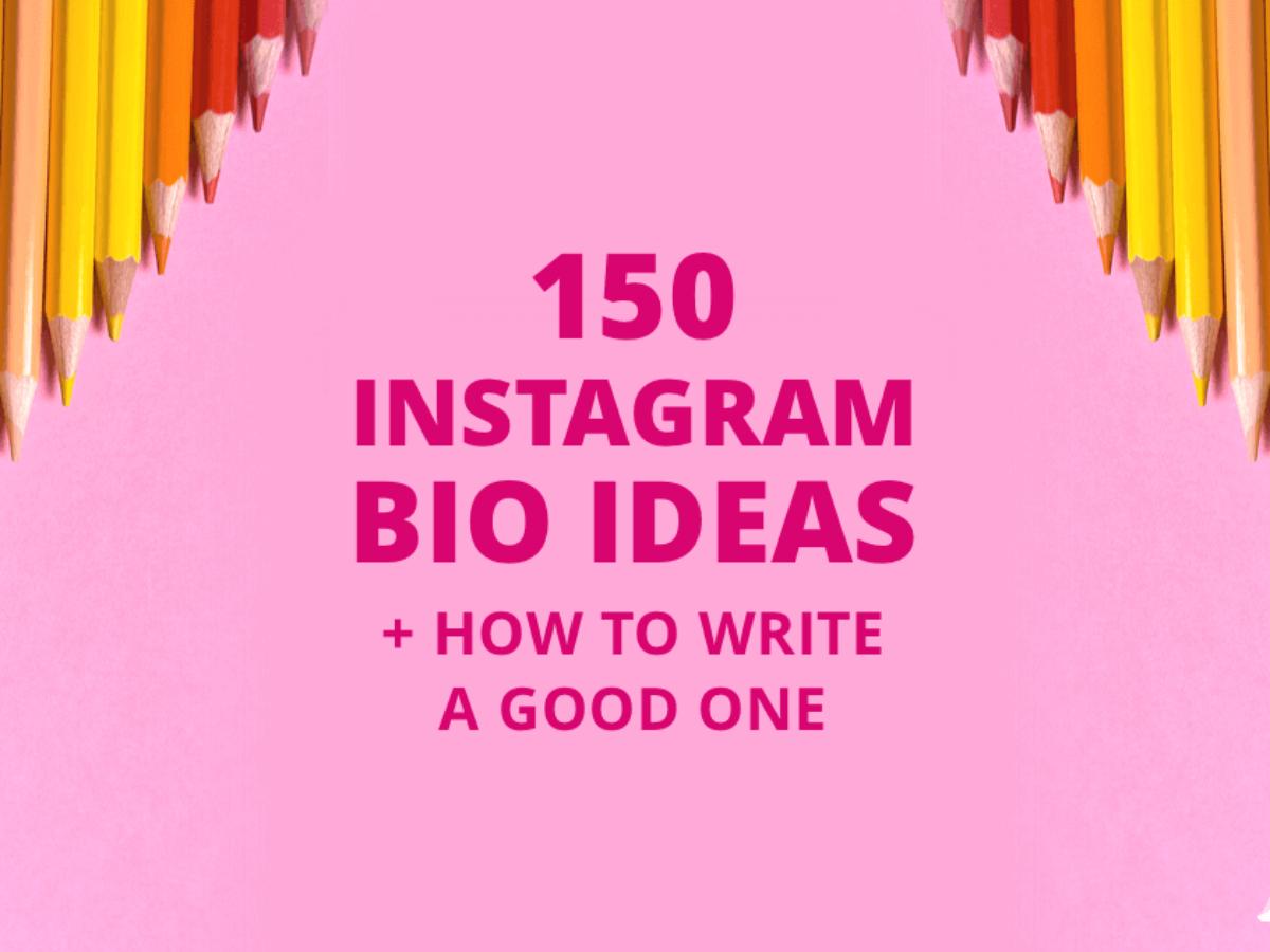 150 Instagram Bio Ideas How To Write The Perfect Bio Tailwind App